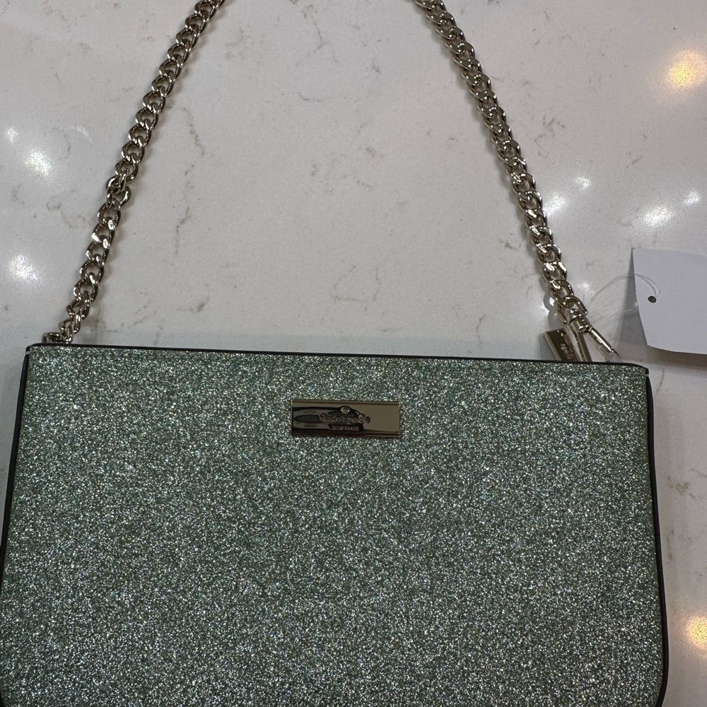 Kate Spade Glittery Green Shoulder Bag